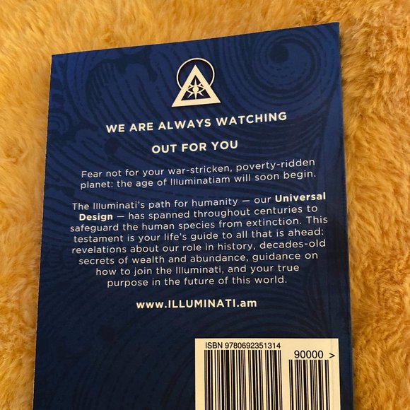 BOOK Illuminatiam First Testament of the Illuminati (NEW) Paperback - Picture 2 of 2